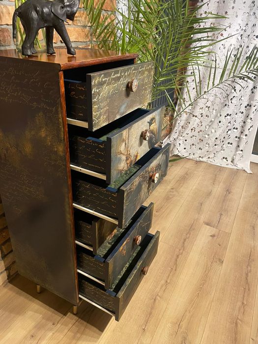 Komoda po całkowitej stylizacje