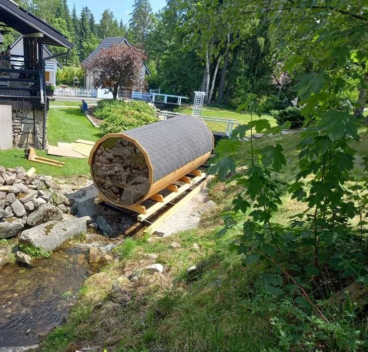 Sauna Beczka 500 cm SZYBKIE TERMINY