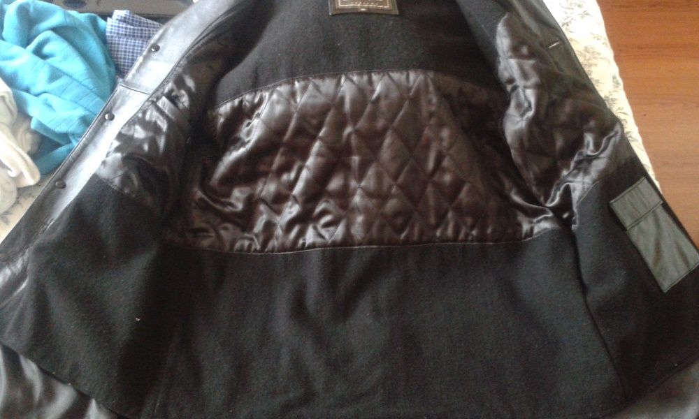 Casaso de pele para homem