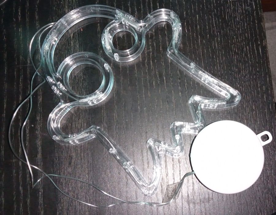 Luz led Fantasma a pilhas