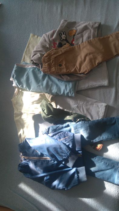 paka ubranek dla chłopca 68-74