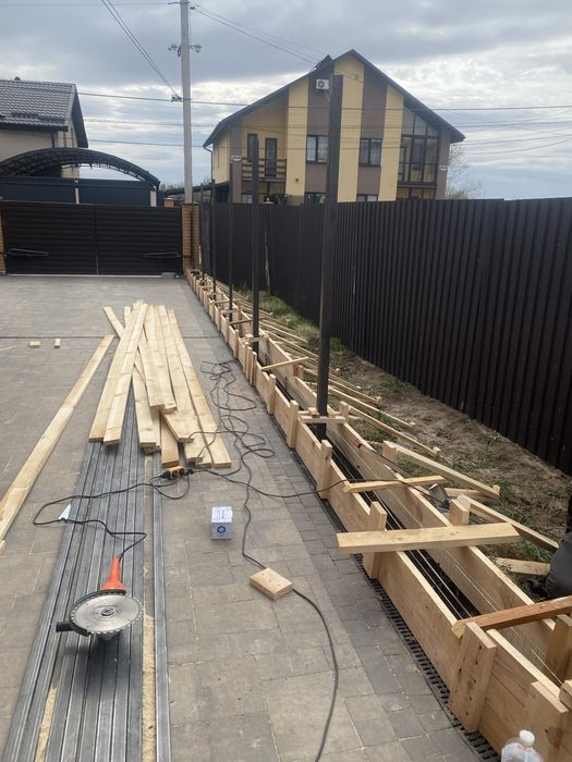 Бетонні роботи. Фундаменти. Отмоски. Доріжки. Площадки. Відмостка