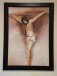 Quadro Joana Marques - Original - "Cristo na Cruz"