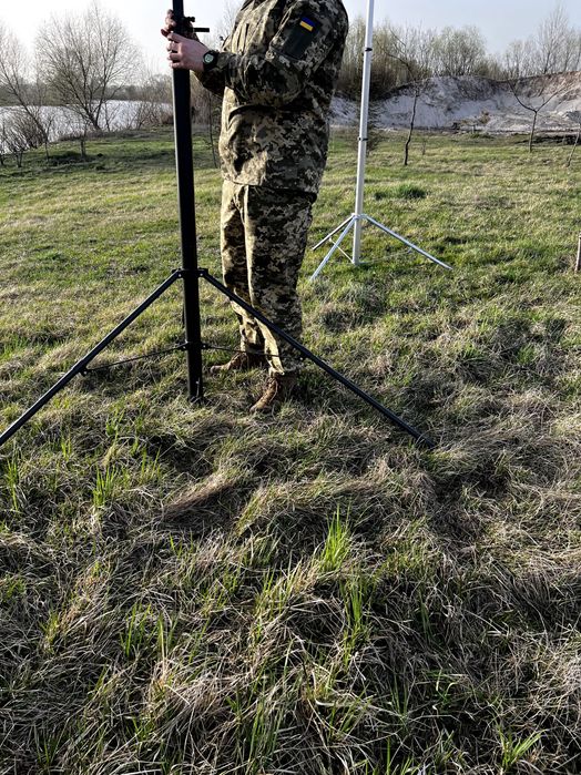 Мачта телескопическая для антенн усиленная 17м