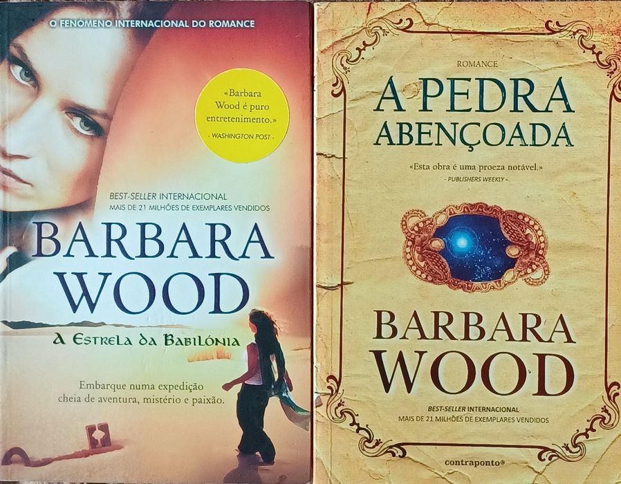 Bárbara Wood 2 Excelentes Livros em bom estado