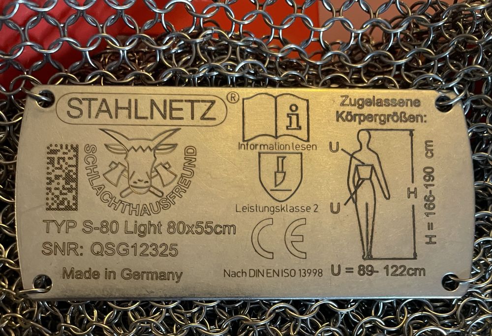 Kolczuga rzeznicza nowa