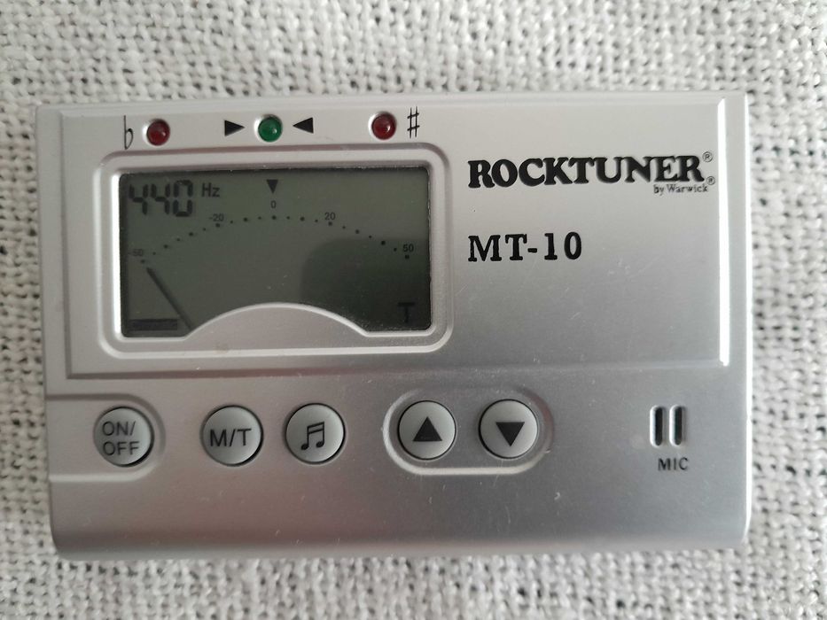 Stroik, tuner,metronom do gitary i basu ROCKTUNER MT-10
