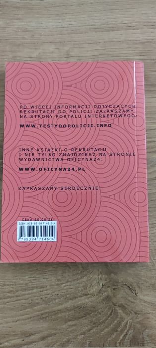 Książka Testy do policji