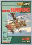 Śmigłowiec Mi-28 HAVOC GPM 065 model  kartonowy 20/1996