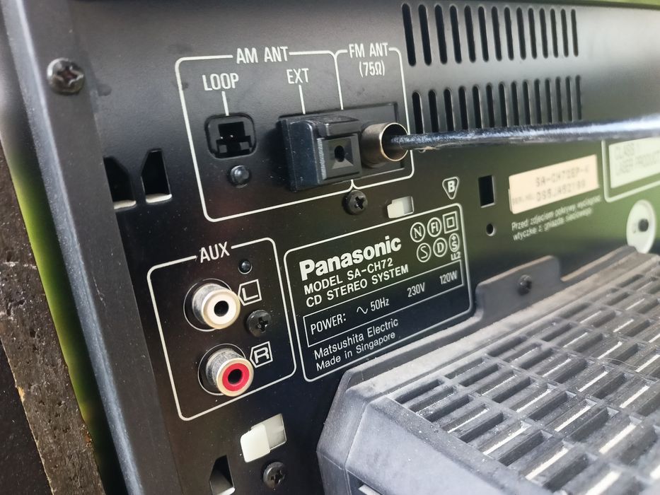 Wieża Panasonic SA-CH72 CD FM AUX TAPE