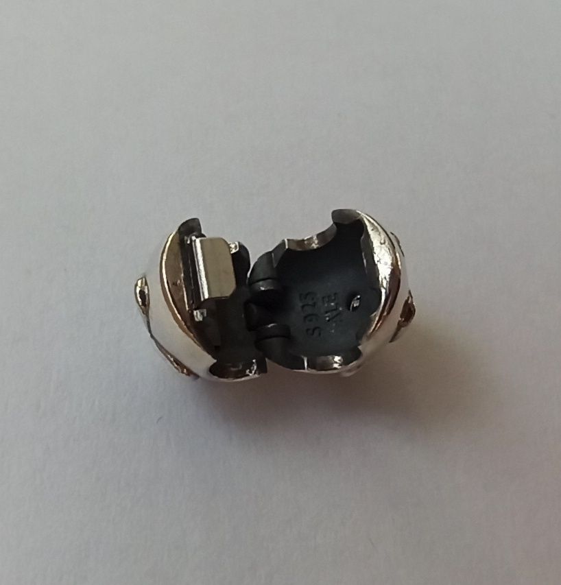 PANDORA Charms Klips Mistyczny kwiat 791408CZ Srebro, cyrkonia