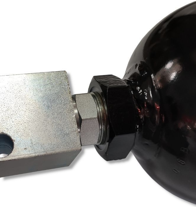 AMORTYZATOR Hydroakumulator Podwójny 1 L G1/2 [8317]