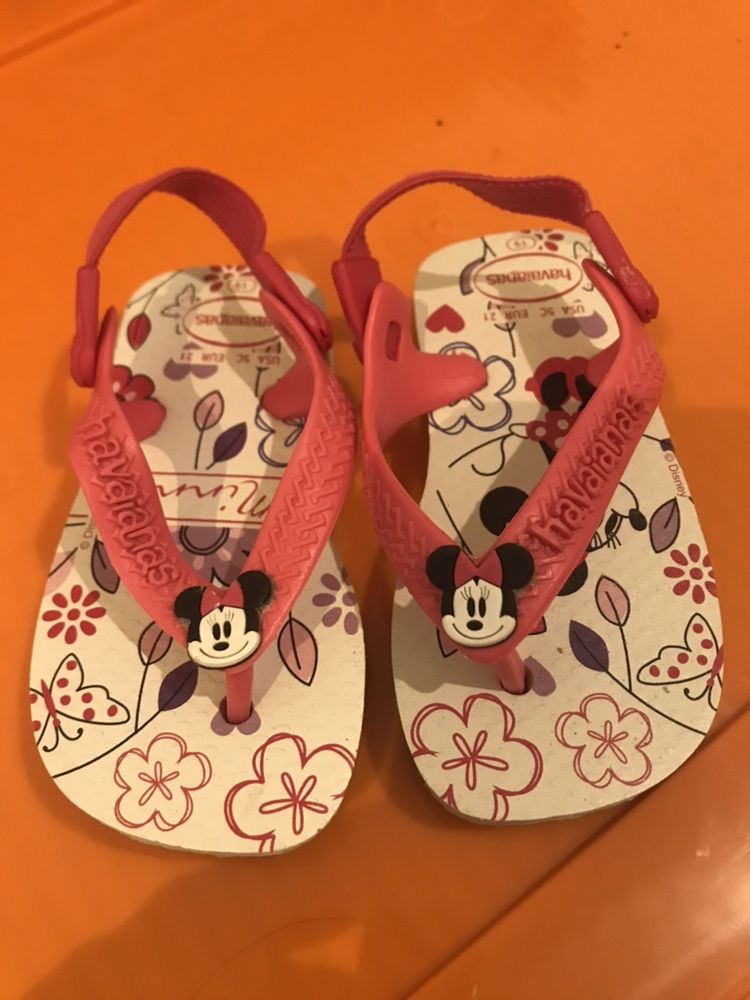 Havaianas novas. Minnie. Tamanho 21.