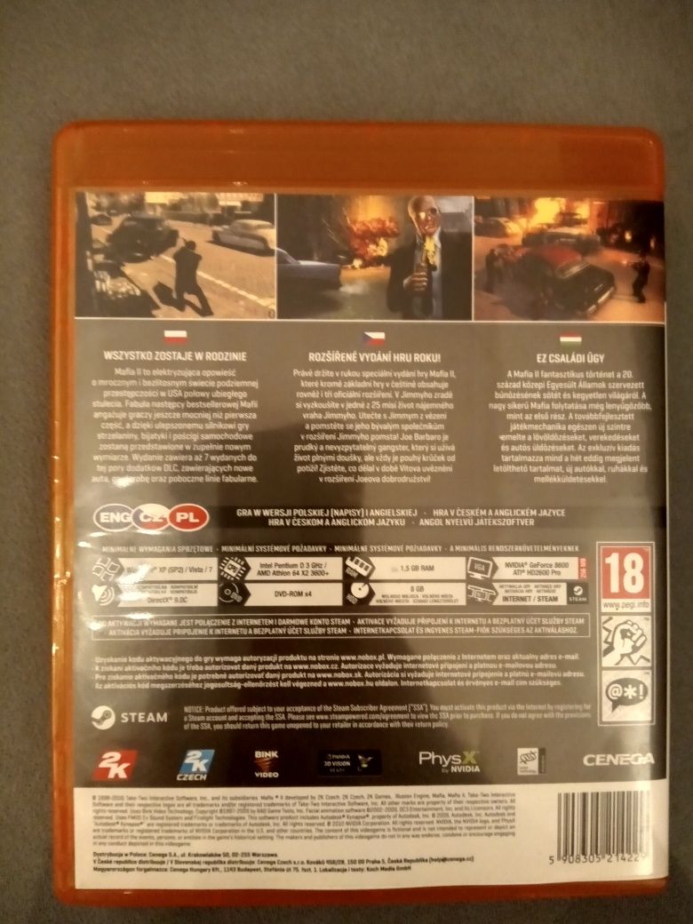Mafia 2 Specjal extended edition PL PC