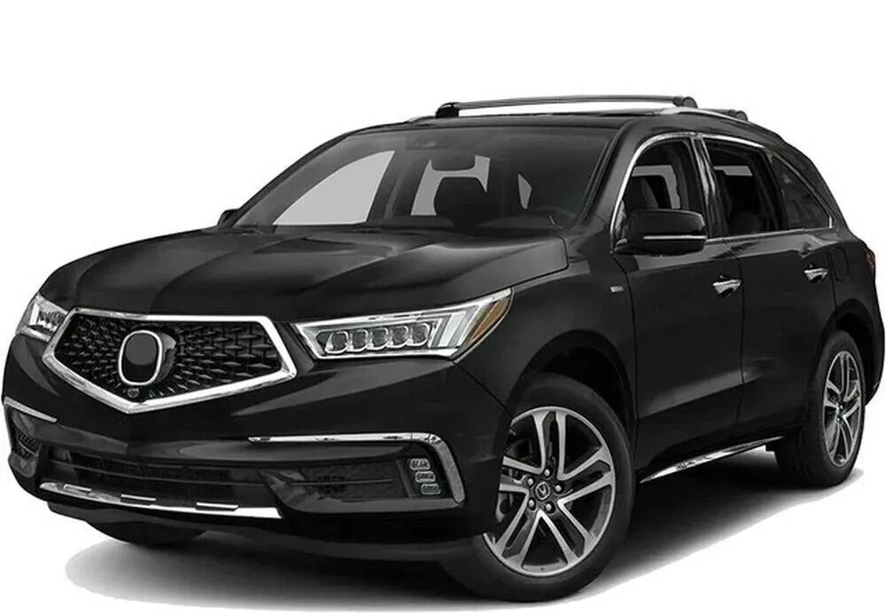 Перемички на рейлінги Acura MDX 2015-2020 OEM Чорні