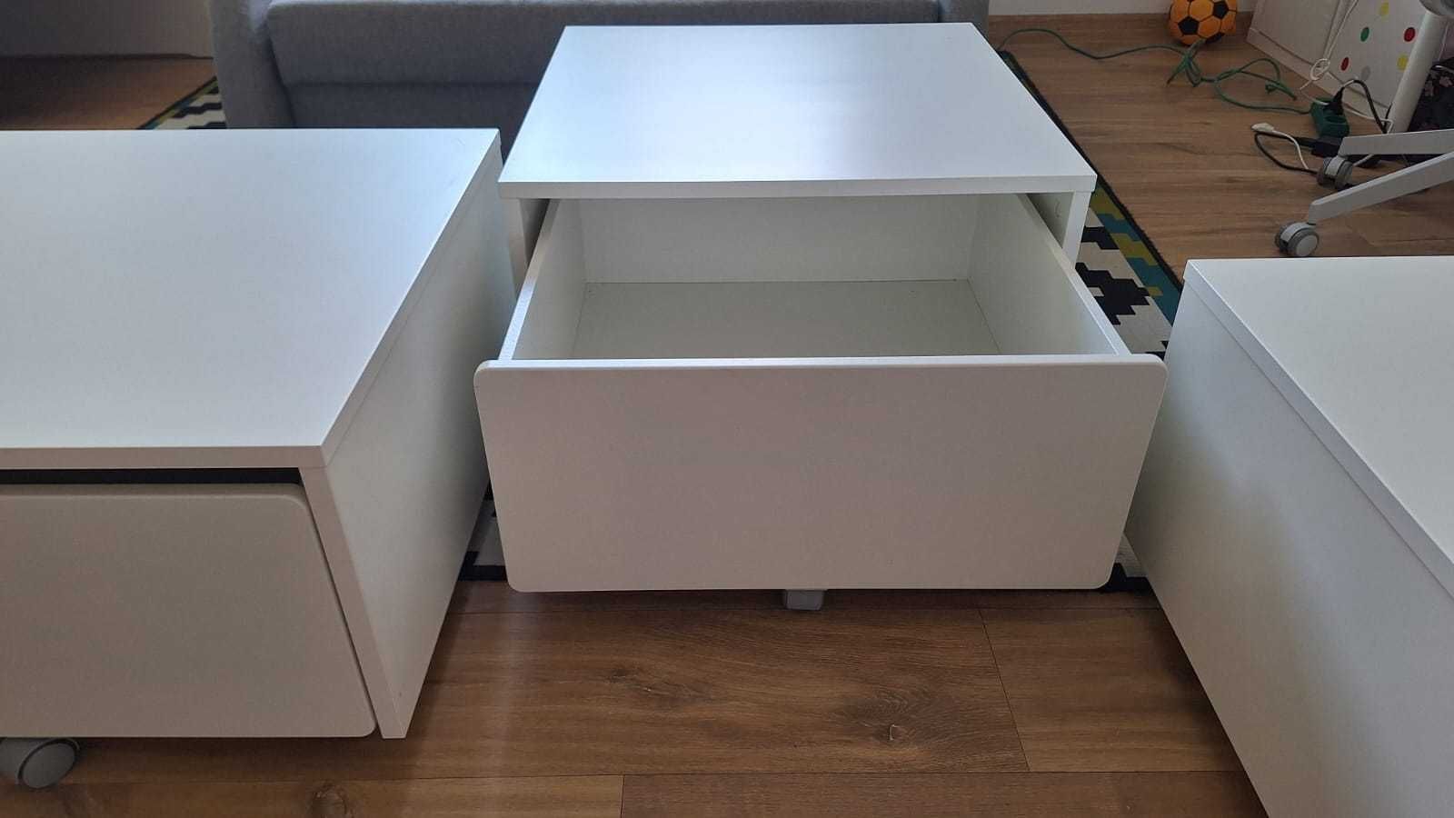SLÄKT SLAKT IKEA Pojemnik na kółkach 3 szt.