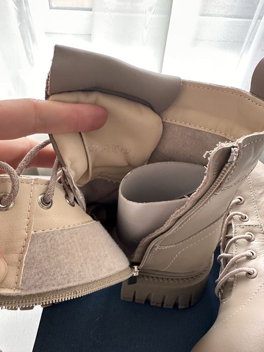 Черевики жіночі бежеві нові 37р Braska