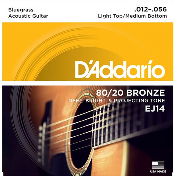 Струны D'Addario для Акустической гитары, бас гитары, электрогитар США