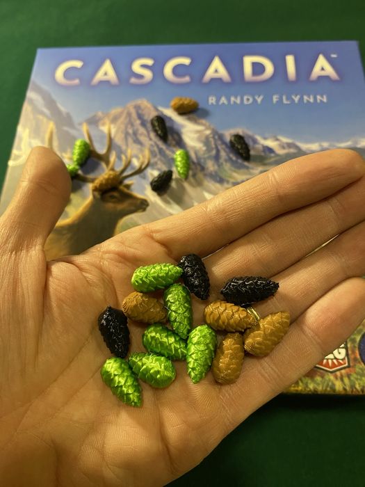 Pinhas e tronco para Cascadia