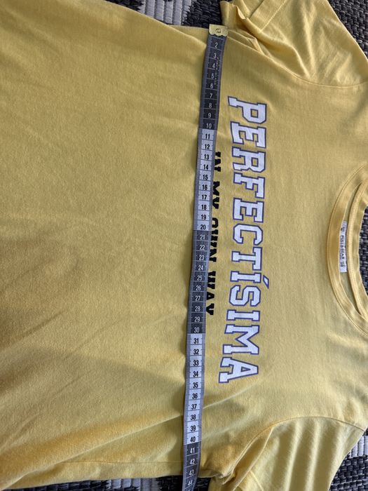 Żółta koszulka bluzka t-shirt pull & bear M perfectisima in my own way