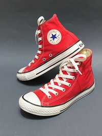 Кеды Converse All Star 34 размер (22 см стелька) высокие красные