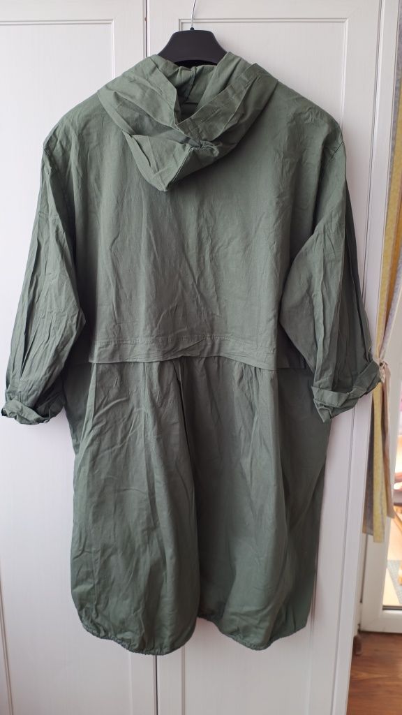 Kurtka damska bawełniana parka cienka XXXXL