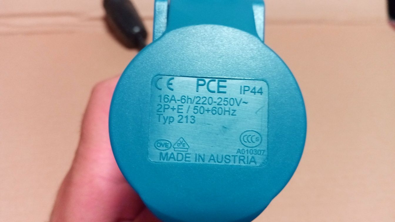 Cabo adaptador de tomada para parques campismo, autocaravanas, etc