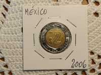 México - moeda de 2 pesos de 2006