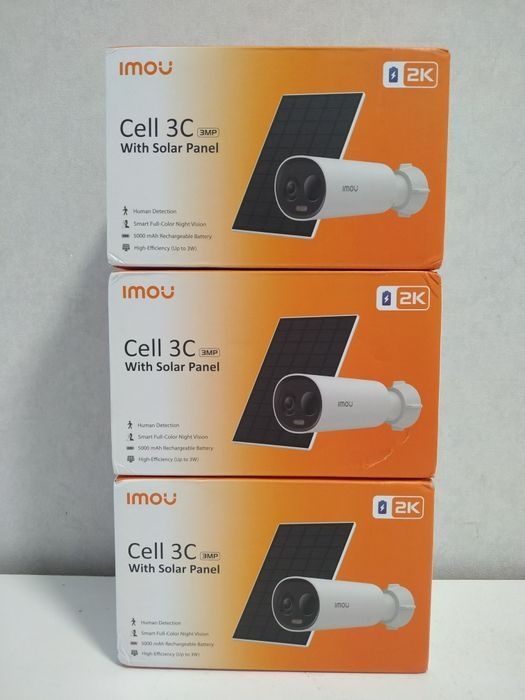 5МР/3K Відеокамера Imou Cell PT 2C 5МП Wi-Fi + акум + СОНЯЧНА ПАНЕЛЬ