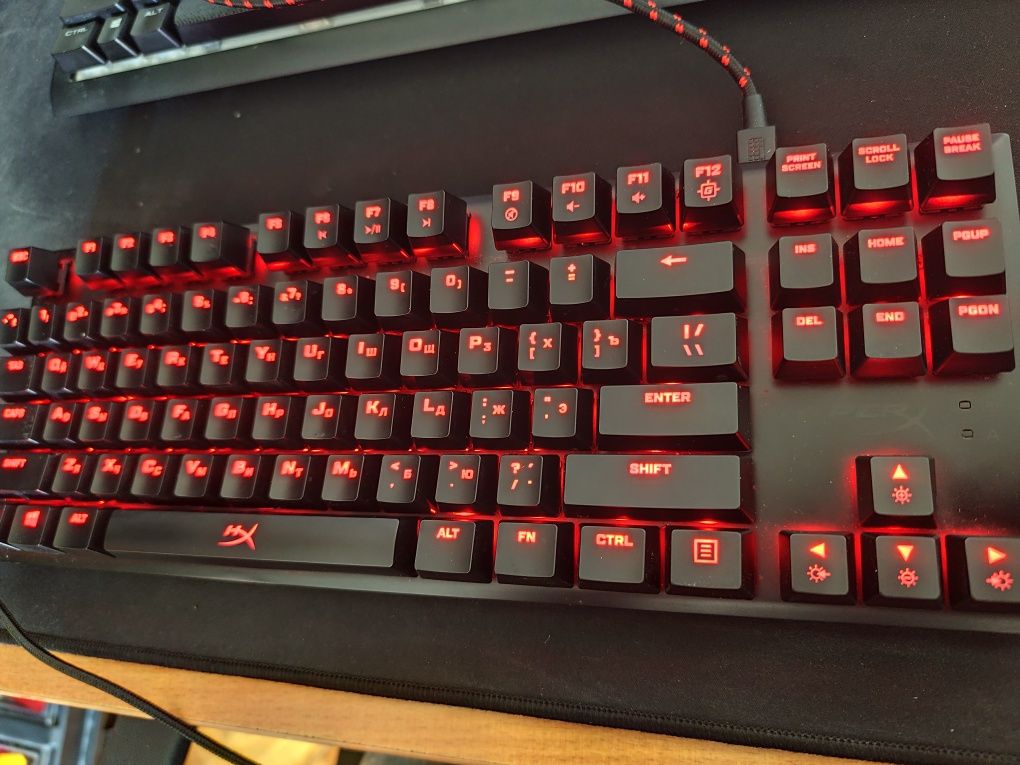 Klawiatura HyperX Alloy FPS Pro Cherry MX Red HX-KB4RD1-RU