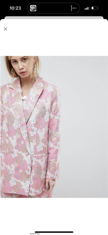 Костюм розовый asos