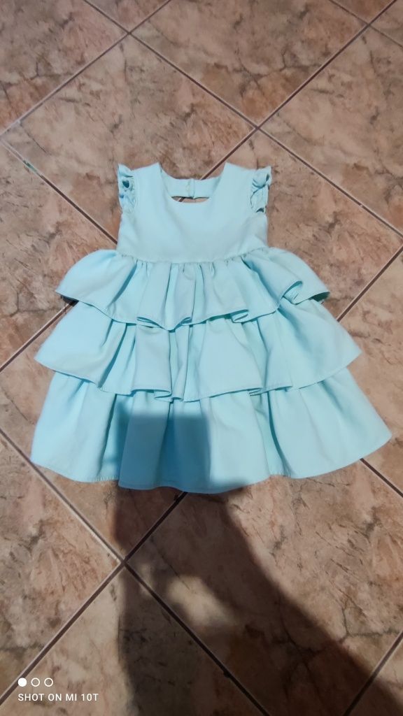 Sukienka 110 wesele chrzest komunia tutu Zara sukieneczka balowa