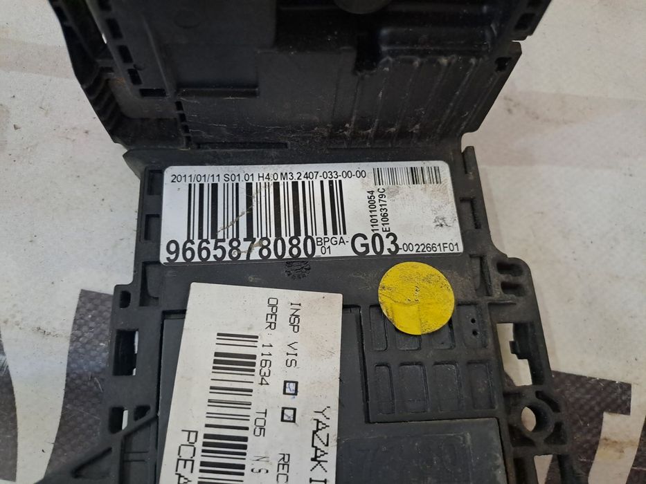 Блок модуль напруги батареї Peugeot Citroen, BPGA-G03, 9665878080