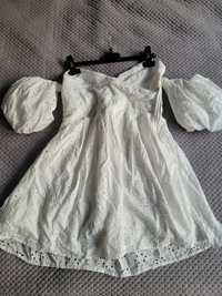 Sukienka hiszpanka NA-KD ażur biała rozmiar 38