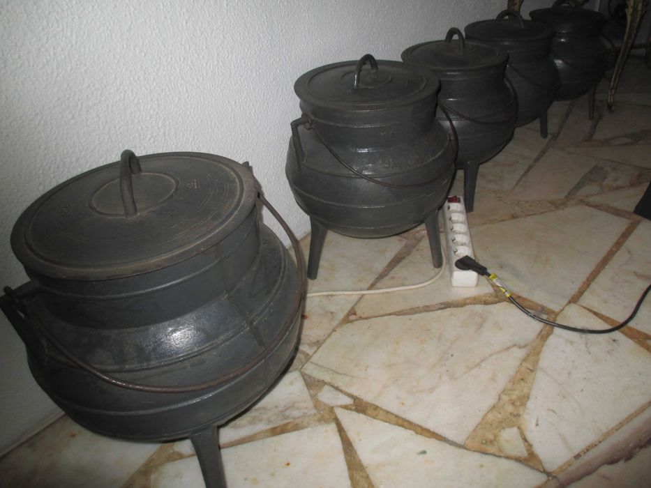 Colecção de panelas de ferro