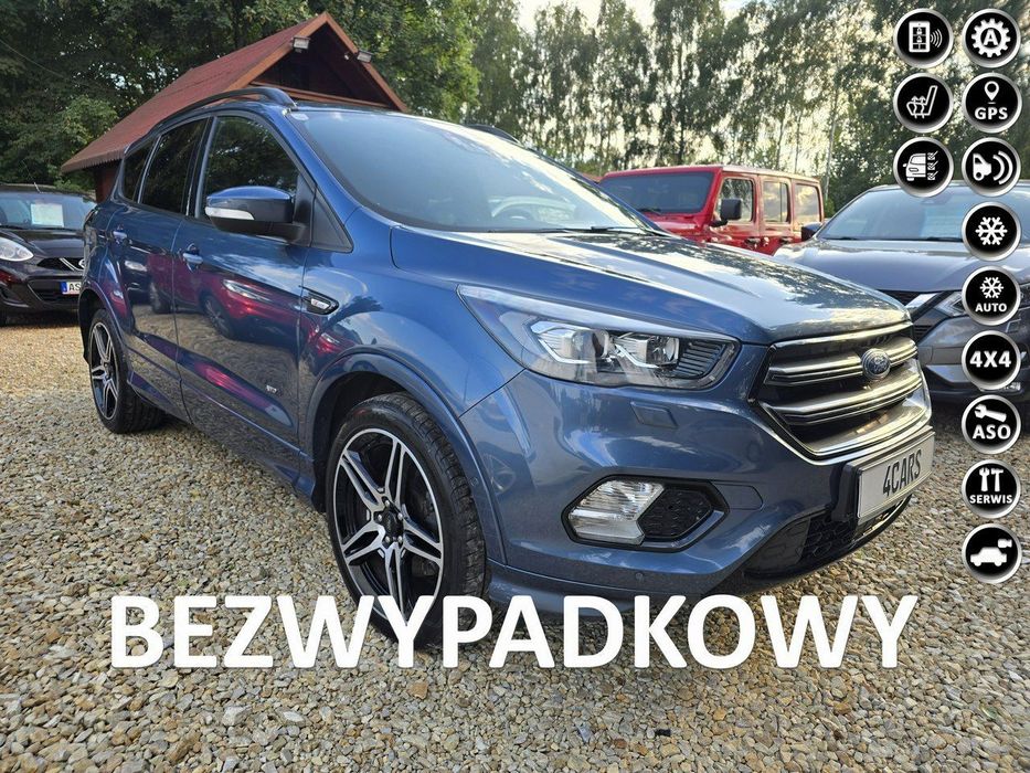 Ford Kuga 2.0 180Koni.4x4.Automat.100% Oryginał.Alu19.Hak.Alcantara