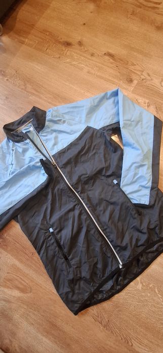 Ultralekka kurtka treningowa do biegania damska M OZON niebieska wiatr