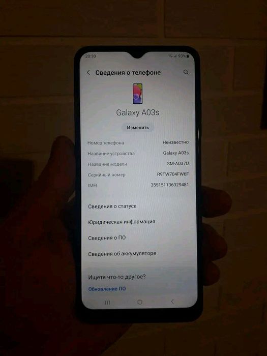 Samsung galaxy a03s 3/32gb