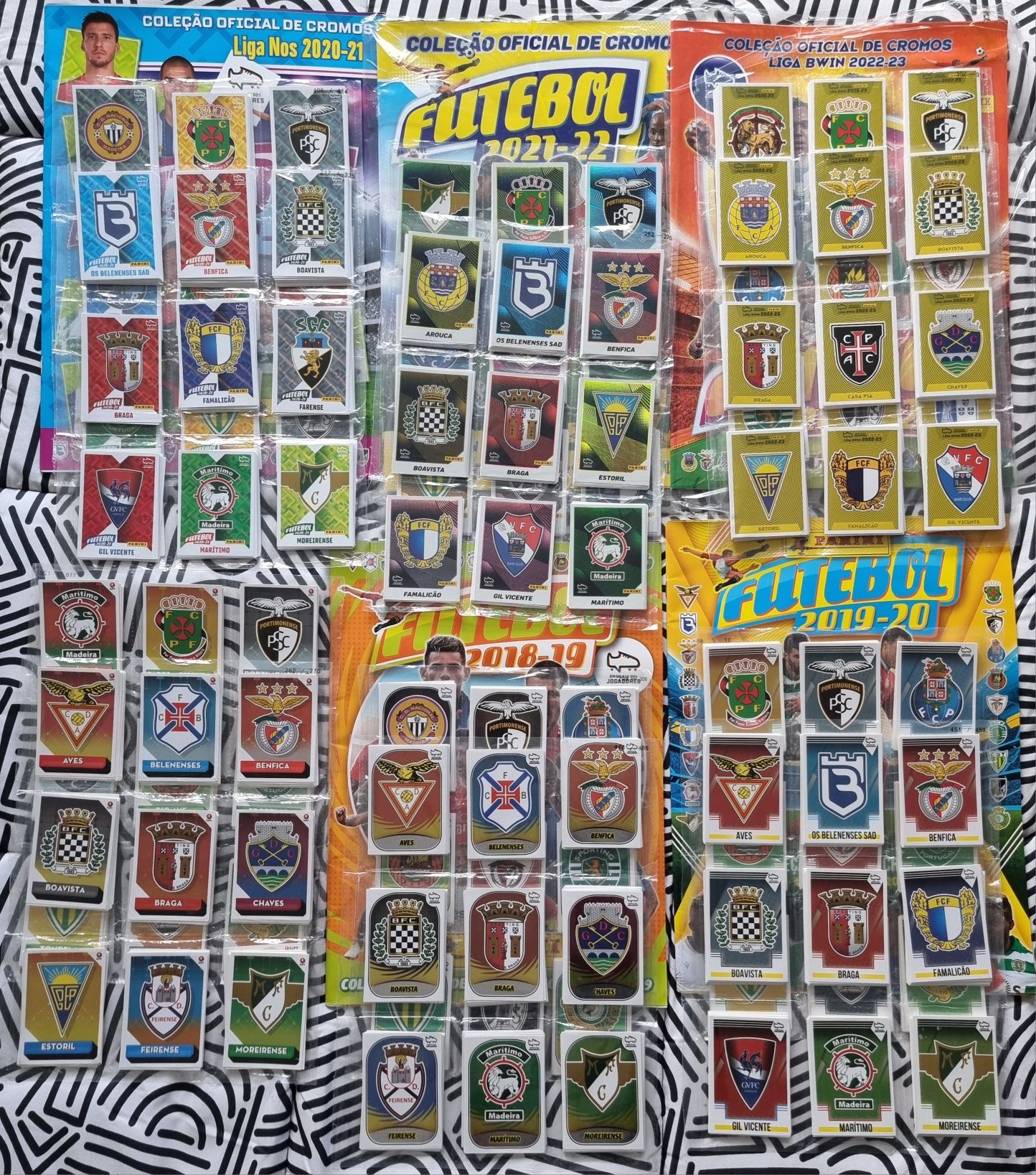 Cromos panini vários anos