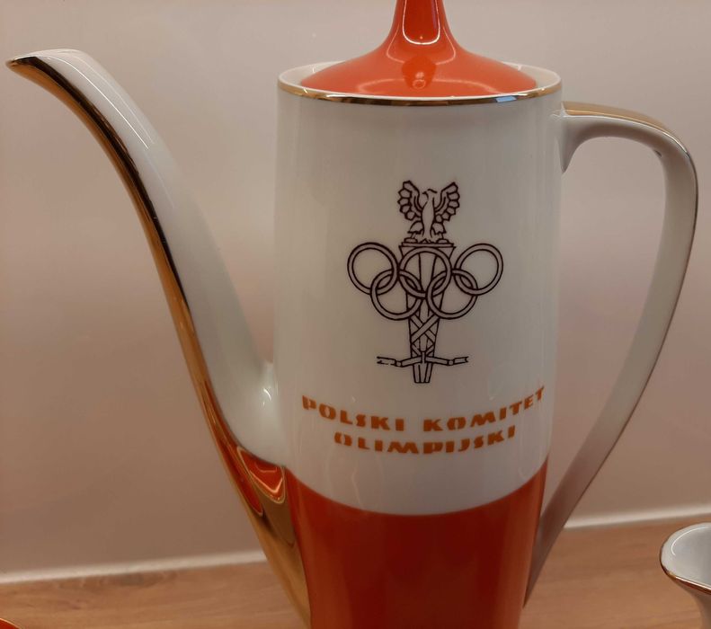 serwis kawowy Ćmielów model Goplana, proj. W. Potacki, PKOL, lata 60