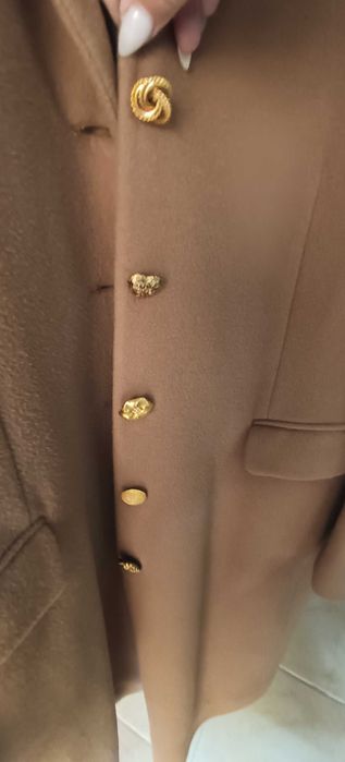 Casaco camel  tamanho 44 ou xl