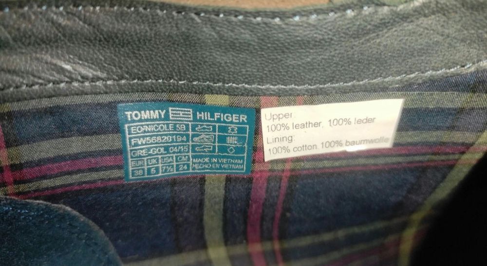Botki Tommy Hilfiger 38 zamsz