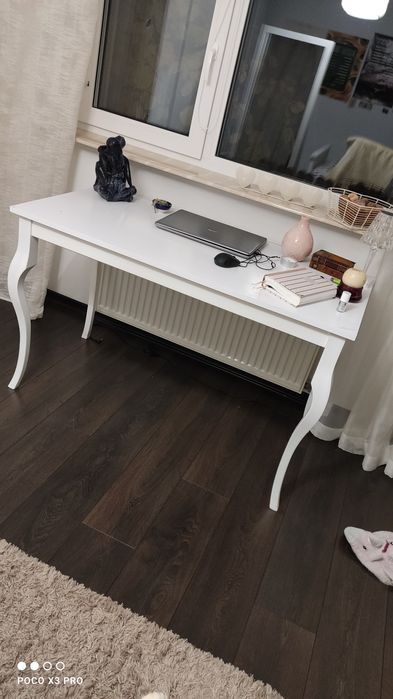 Piękny stół biurko stylowe nogi stan bardzo dobry