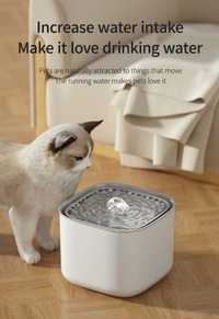 Fonte de água filtrante do gato da grande capacidade, Novo