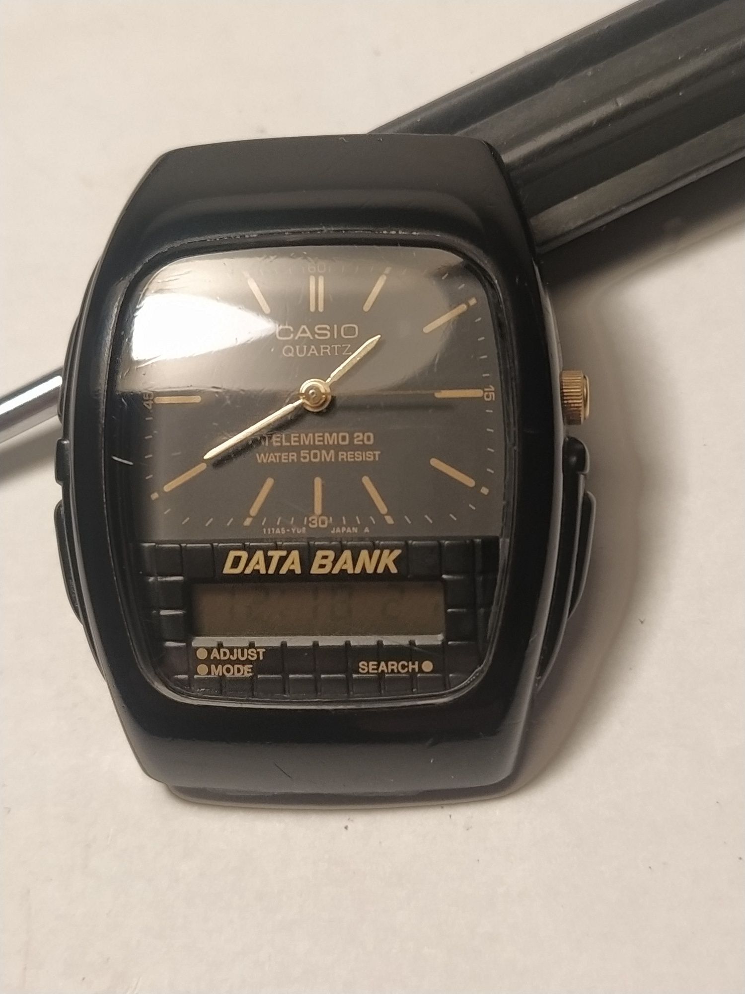 Zegarek CASIO 344 AB-30W.Data Bank Tele Memo.93 r.Stan Idealny!
