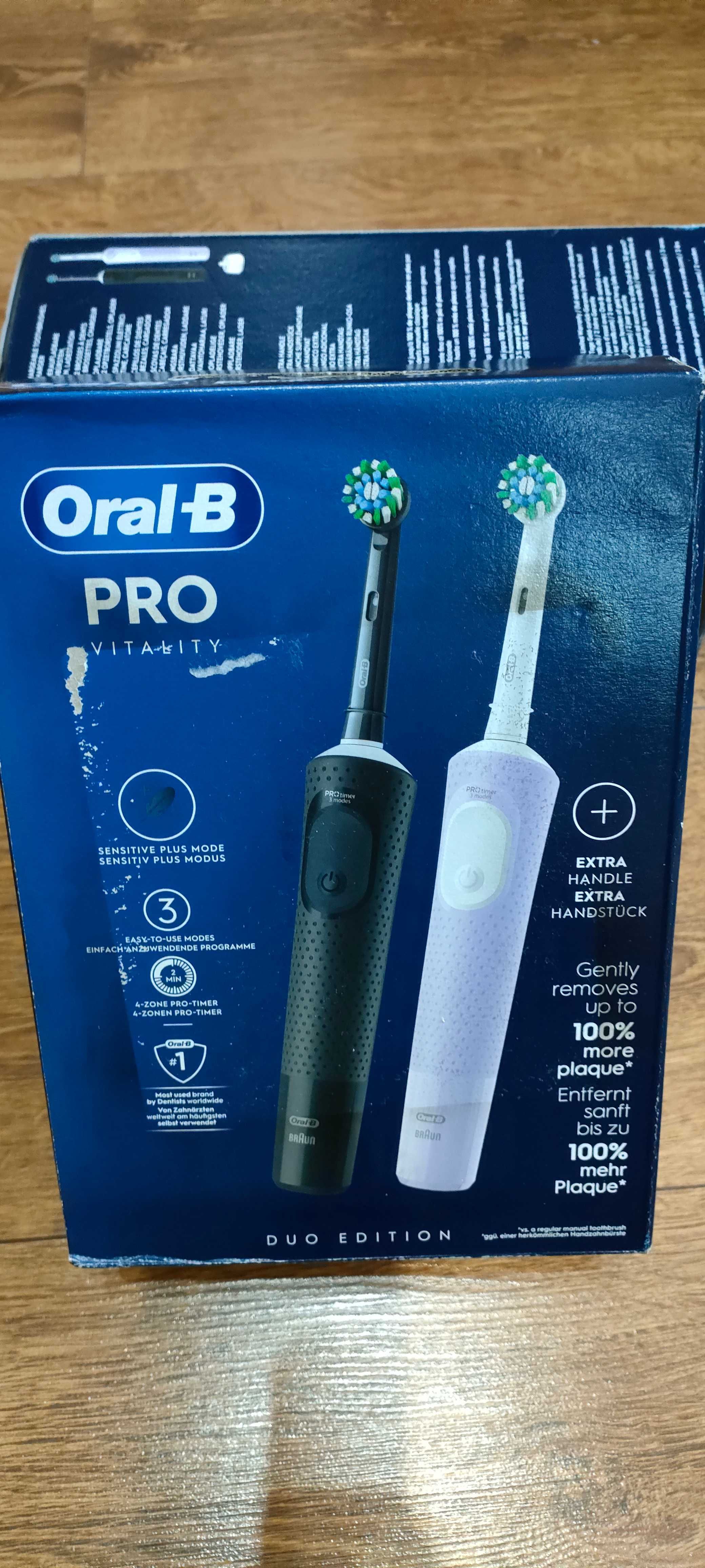 Oral b pro duo зубна щітка