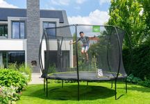Розпродаж! Батут EXIT Silhouette 244 чорний, рожевий. Нідерланди