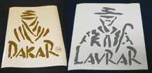 Autocolantes/Decals/Stickers DAKAR - LAVRAR