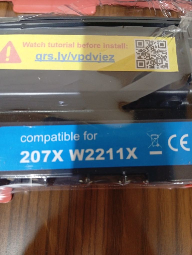 4x toner 207X do drukarki HP color laser Jet pro