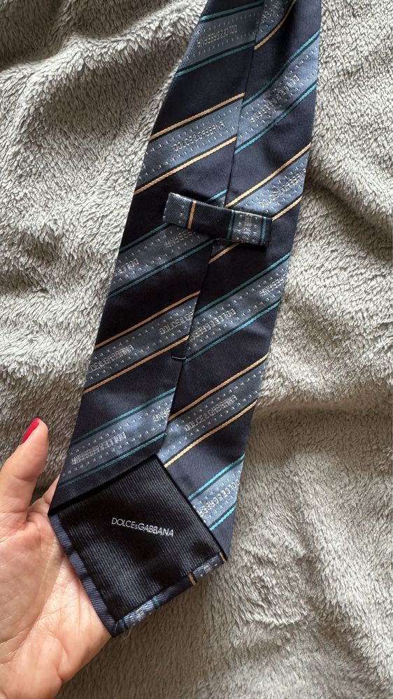 Оригинальный шелковый галстук dolce & gabbana